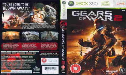 Игра GEARS of WAR 2, Xbox 360, 176-125, Баград.рф